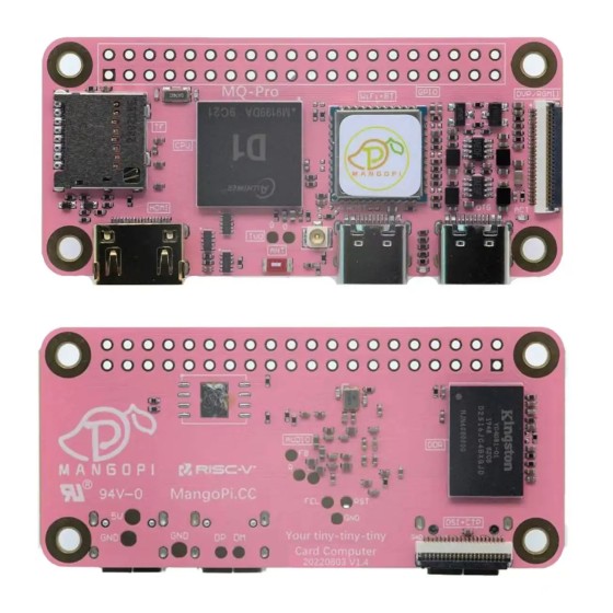 MangoPi Pro Allwinner D1 Development Board SBC Domestic RISCV Art Pi Compared Raspberry Pi Orange Pi